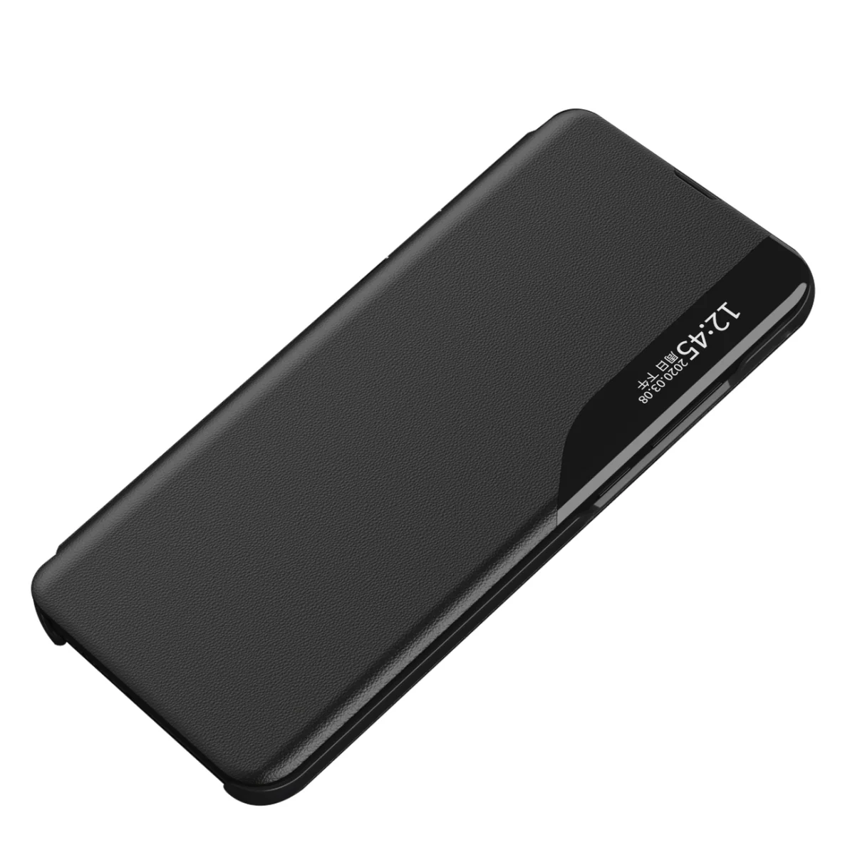 MG Eco Leather View knižkové puzdro na Samsung Galaxy A54 5G, čierne