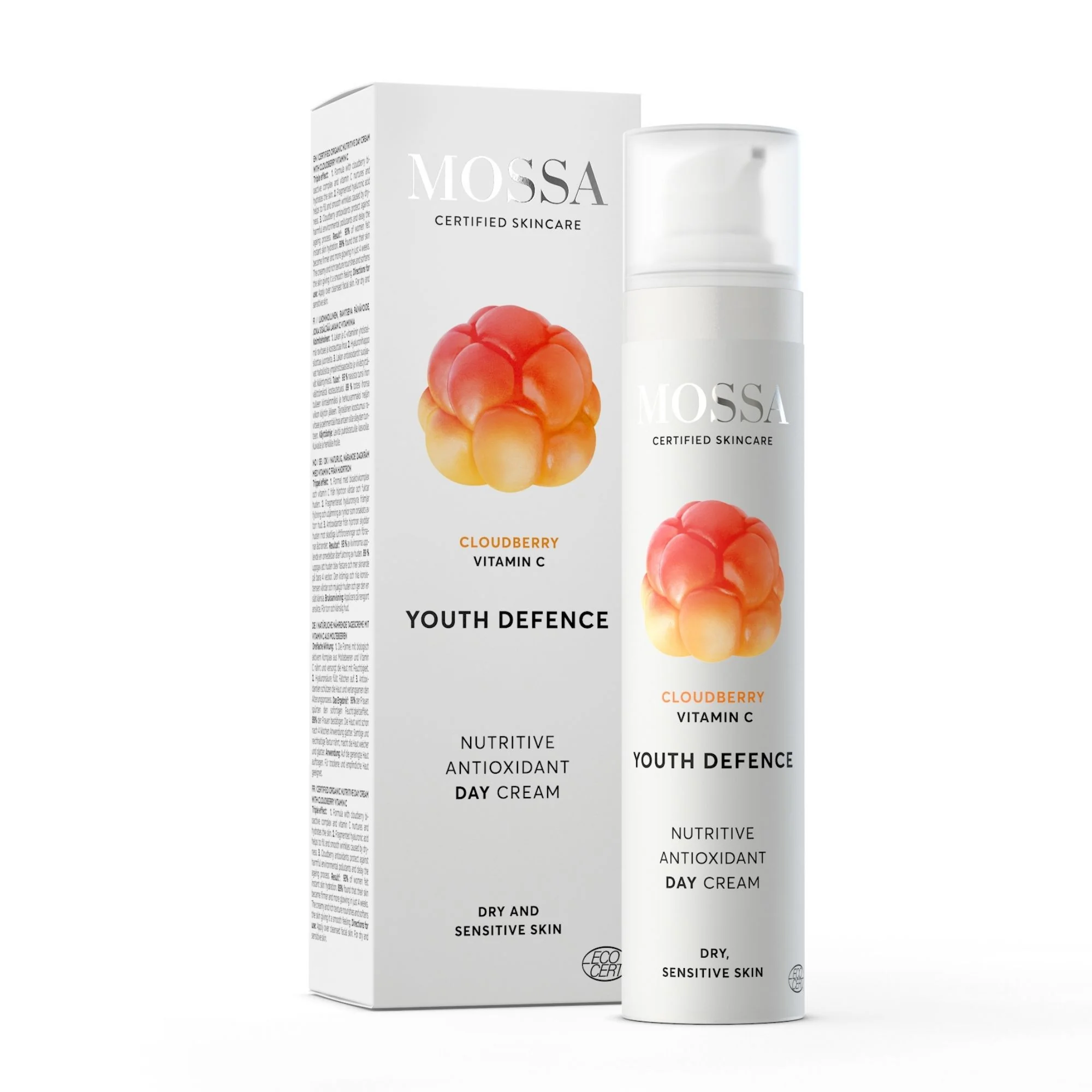 MOSSA Vyživujúci denný krém s antioxidantmi, YOUTH DEFENCE 50 ml