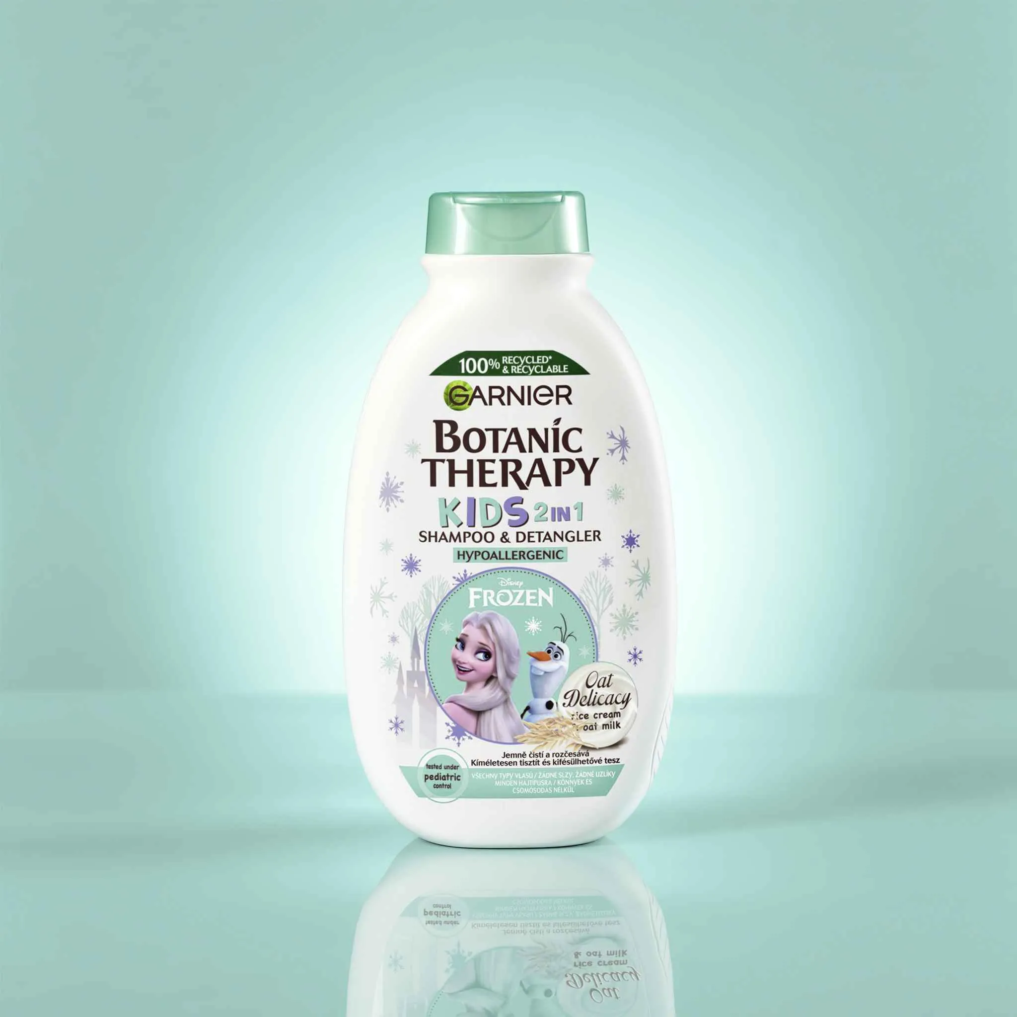 Garnier Botanic Therapy Disney Kids Ľadové kráľovstvo Oat Delicacy 2v1 šampón & kondicionér 400 ml 1×400 ml, šampón & kondicionér