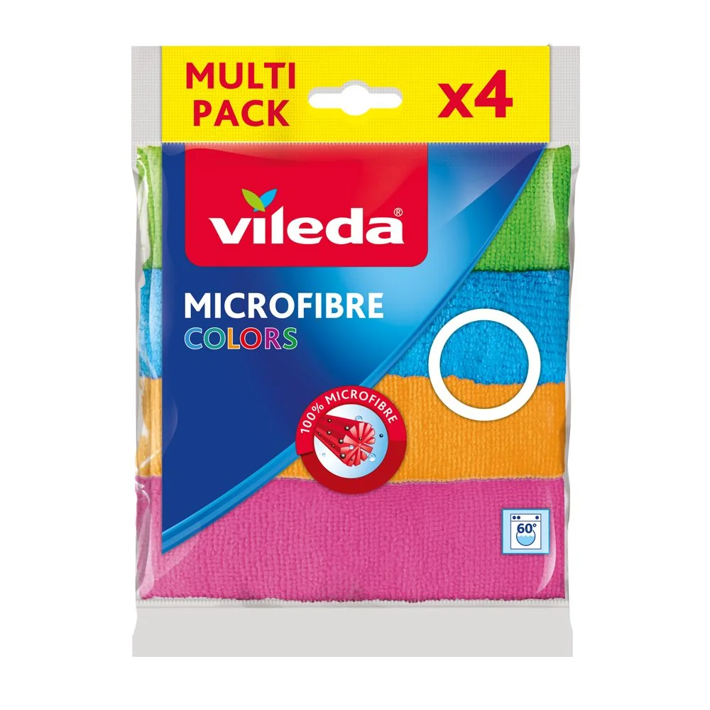 Vileda Mikrohandrička Colors 1×4 ks, mikrohandrička