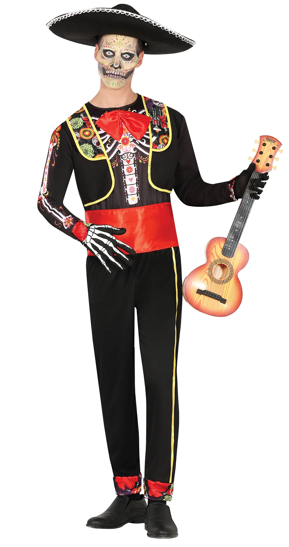 Kostým Day of the Dead Mariachi Farebný S 46-48