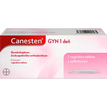 Canesten GYN 1 deň 1×1 tbl, liek na liečbu kvasinkovej infekcie