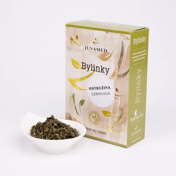 JUVAMED OSTRUŽINA ČERNICOVÁ - LIST 1×40 g, bylinný čaj sypaný