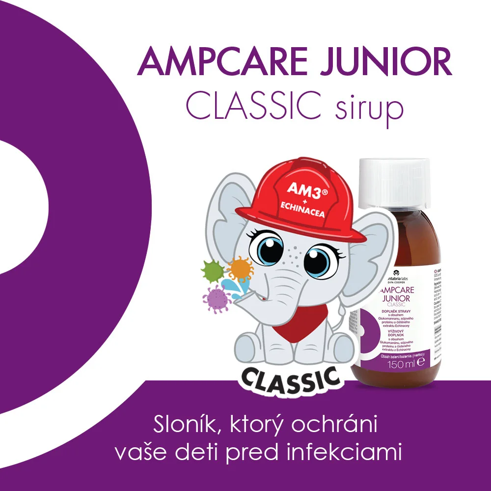 AMPCARE JUNIOR CLASSIC imunitné balenie 3×150 ml