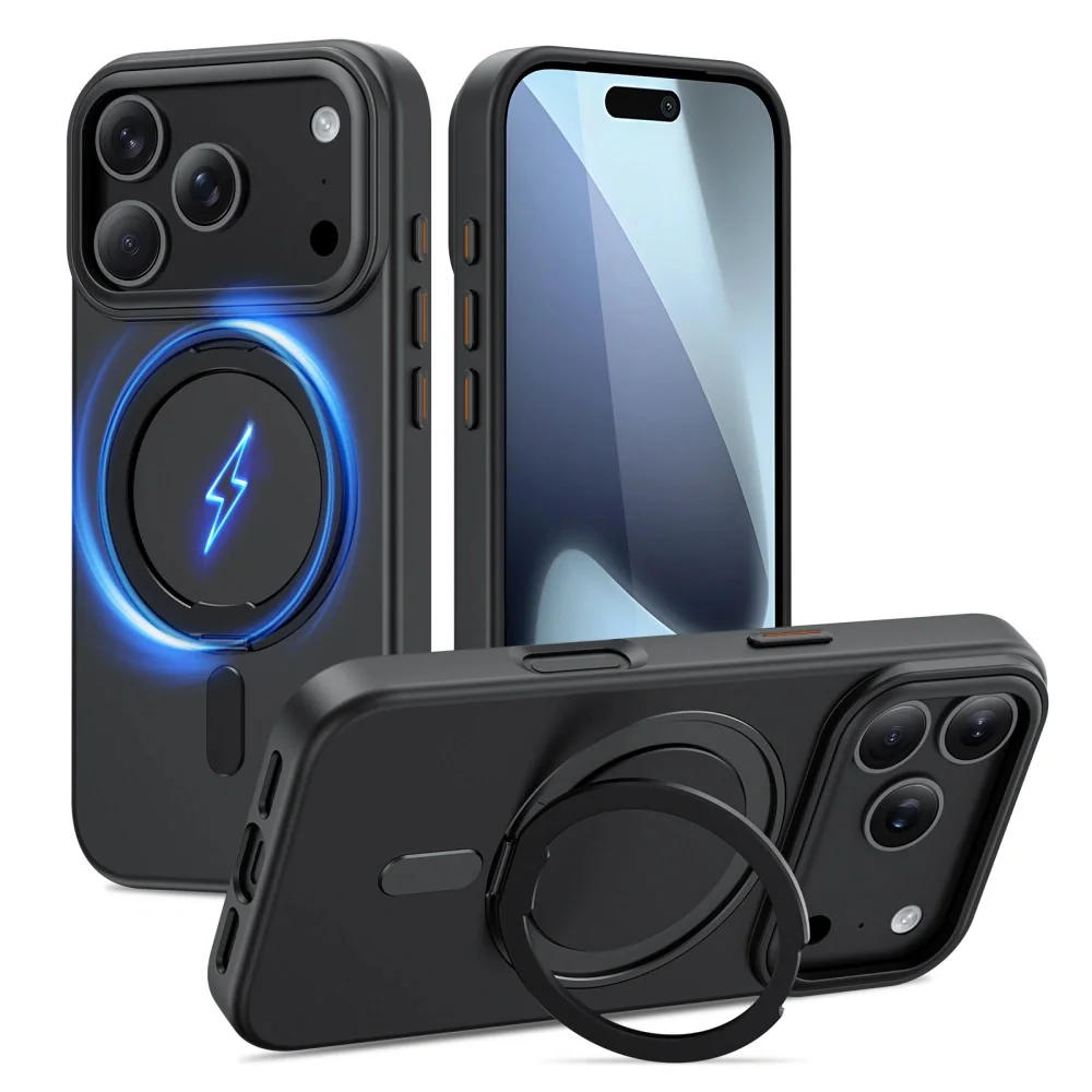 Tech-Protect MagRing MagSafe kryt na iPhone 17 Pro, čierny
