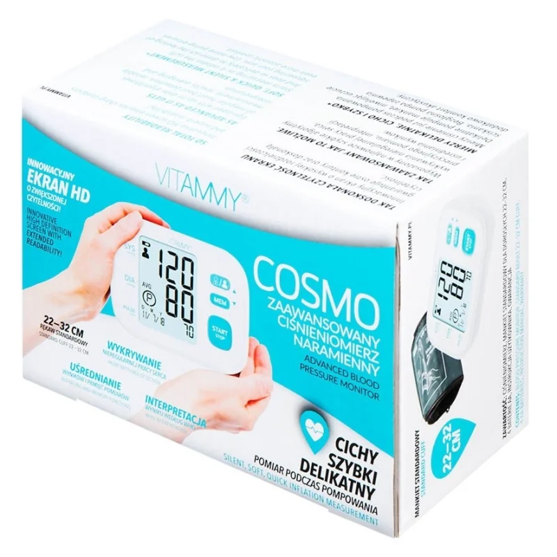 VITAMMY COSMO ramenný tlakomer biely