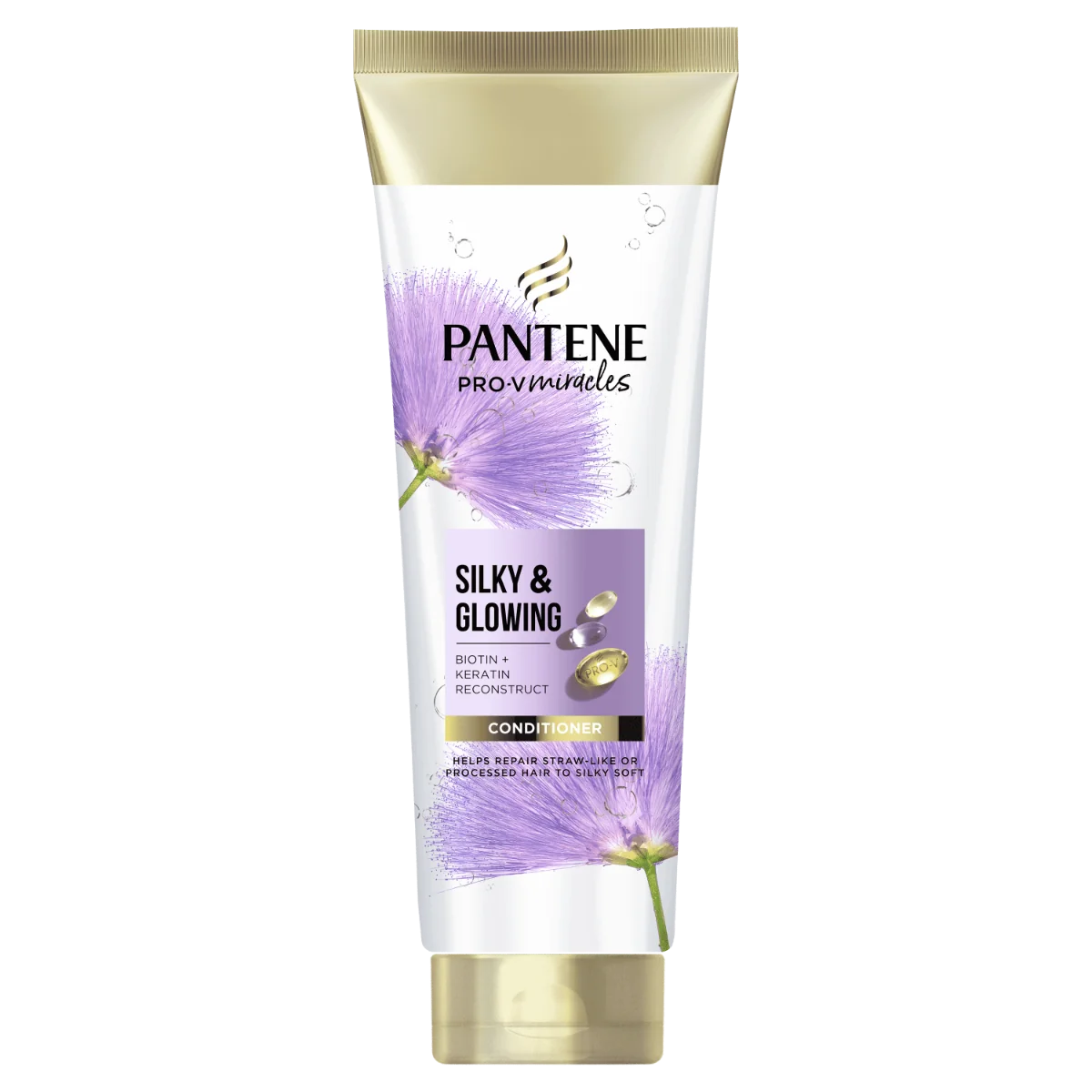 PANTENE SILKY&GLOW KONDICIO.BIOT.KERAT.RECON.160ML 1×160 ml, kondicionér