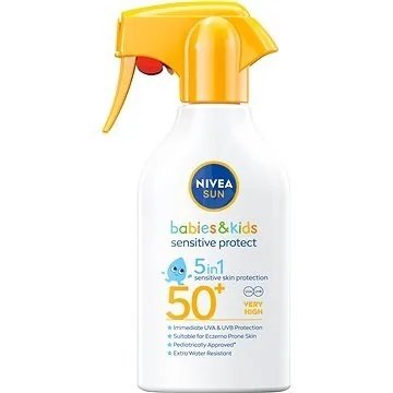 Nivea Detský opaľovací krém v spreji Sensitive SPF 50+ 270 ml