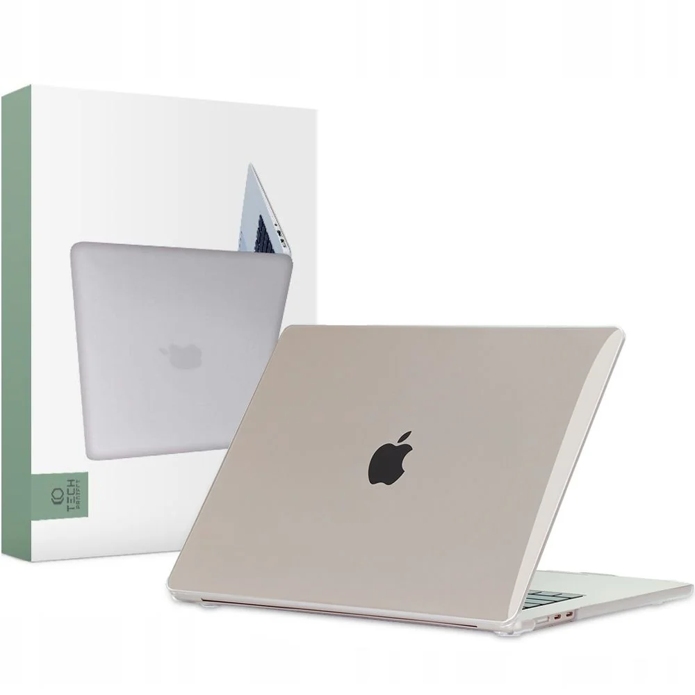 Tech-Protect Smartshell kryt na Macbook Air 15'' M2 – M5 2023-2026, priesvitný iesvitný