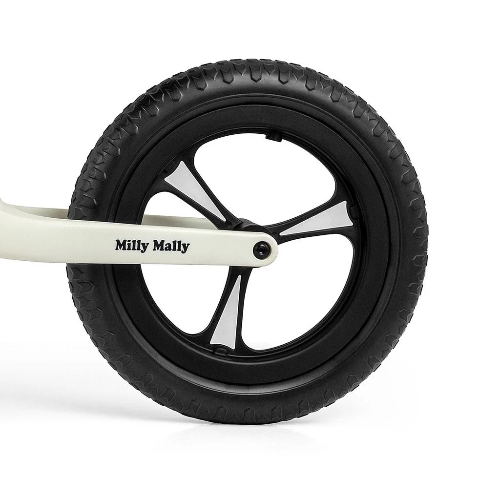 Detský balančný bicykel Milly Mally Ranger White