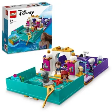 LEGO® Disney 43213 Rozprávková kniha Malej morskej víly 1×1 ks, lego stavebnica