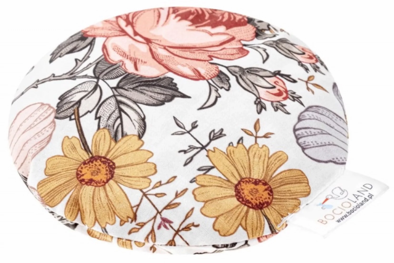 Malý nahrievací vankúšik s čerešňovými kôstkami - Retro Garden