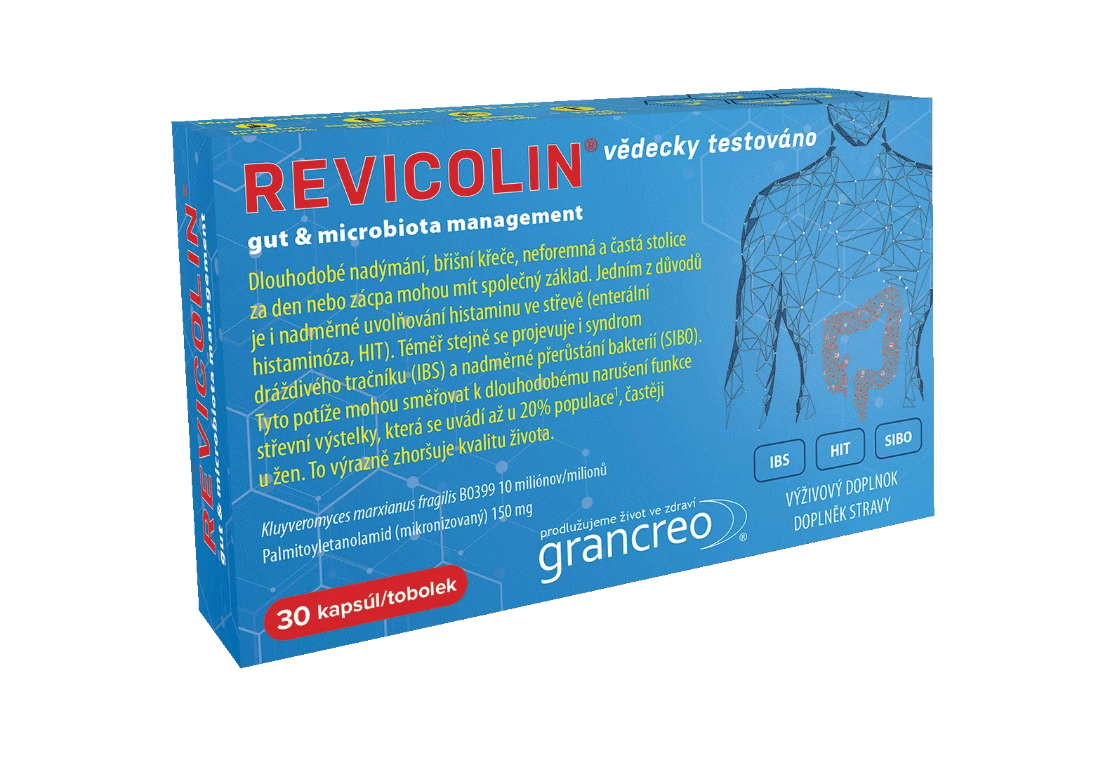 REVICOLIN 1×30 cps, výživový doplnok