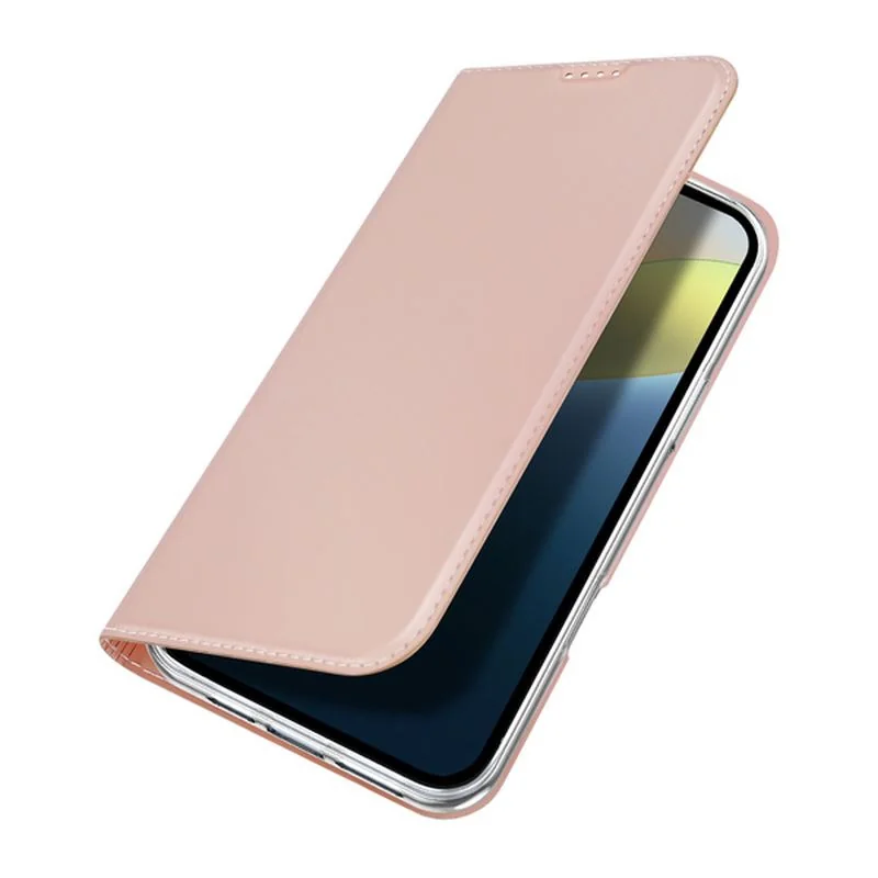 Dux Ducis Skin Pro knižkové puzdro na iPhone 16, ružové