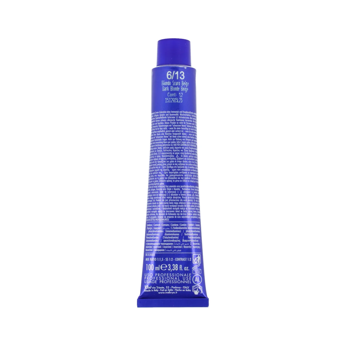 Inebrya Bionic Color Beige (6/13 Dark Blonde Beige) 100 ml