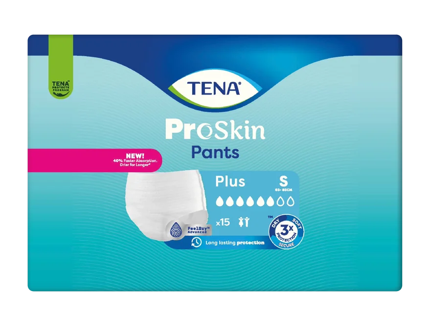 TENA Pants Plus S 1×15 ks, absorpčné nohavičky