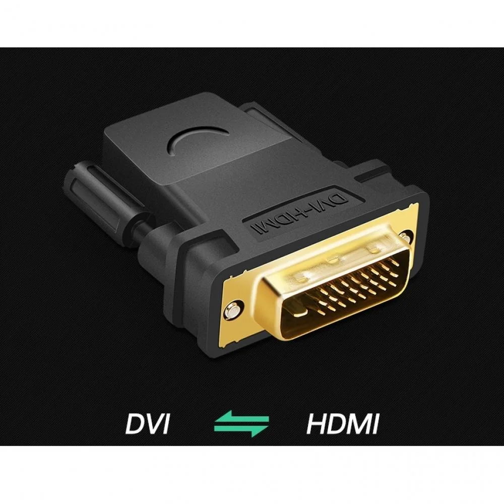 Adaptér DVI na HDMI - Full HD - Čierna