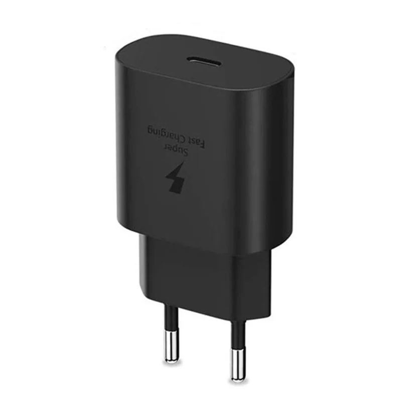 MG Faston sieťová nabíjačka USB-C 25W PD, čierna