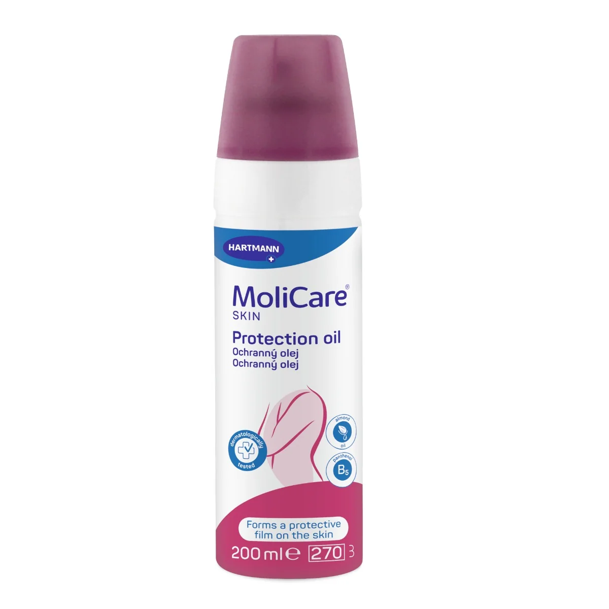 MoliCare SKIN Ochranný olej v spreji 1×200 ml, ochranný olej v spreji
