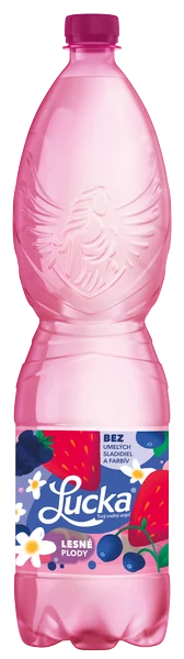 LUCKA - pramenitá voda s príchuťou LESNÉ PLODY 1,5l 1×1500 ml, pramenitá voda ochutená
