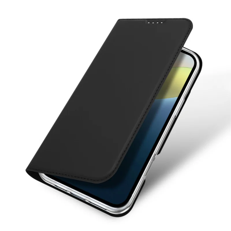 Dux Ducis Skin Pro knižkové puzdro na iPhone 16, čierne