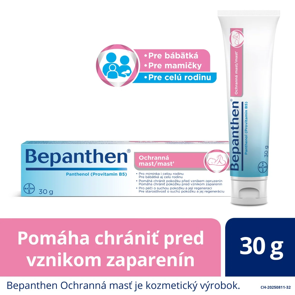 Bepanthen Ochranná masť 1×30 g, masť