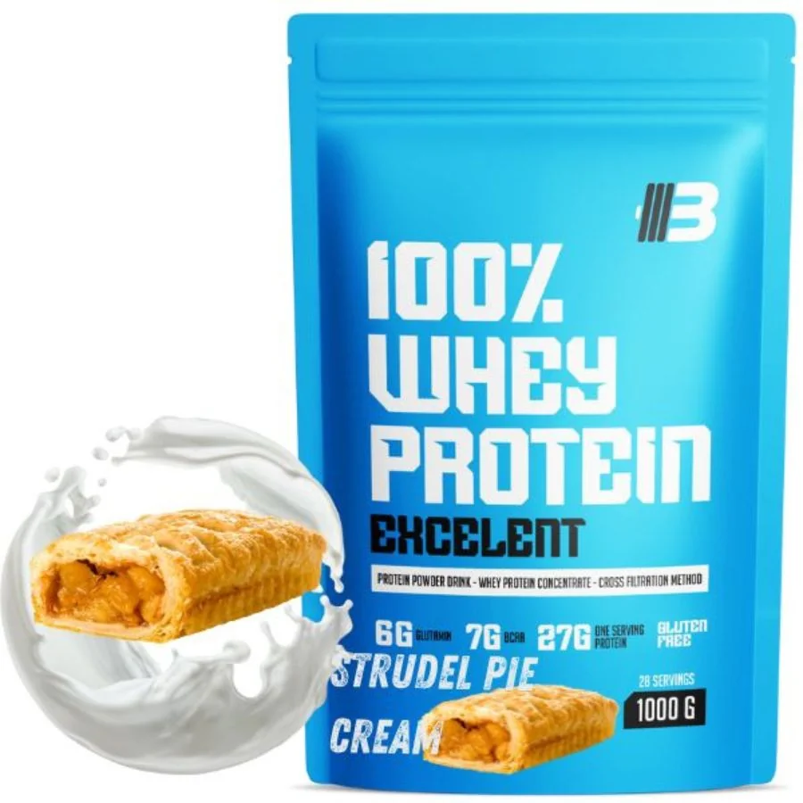 Excelent 100% Whey Proteín - štrúdľa od BODY NUTRITION - 1000g