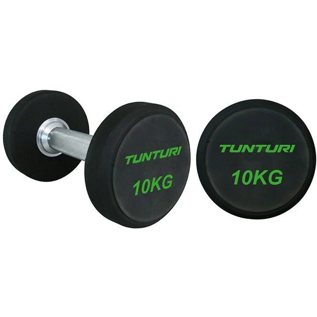 Sada jednoručných činiek Pro PU Dumbbell 2-12 kg (10 párov)