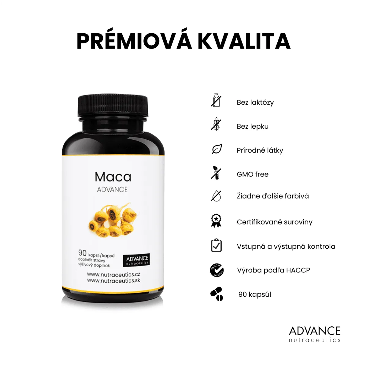 Maca ADVANCE 90 cps. – unikátna superpotravina 1×90 cps, výživový doplnok