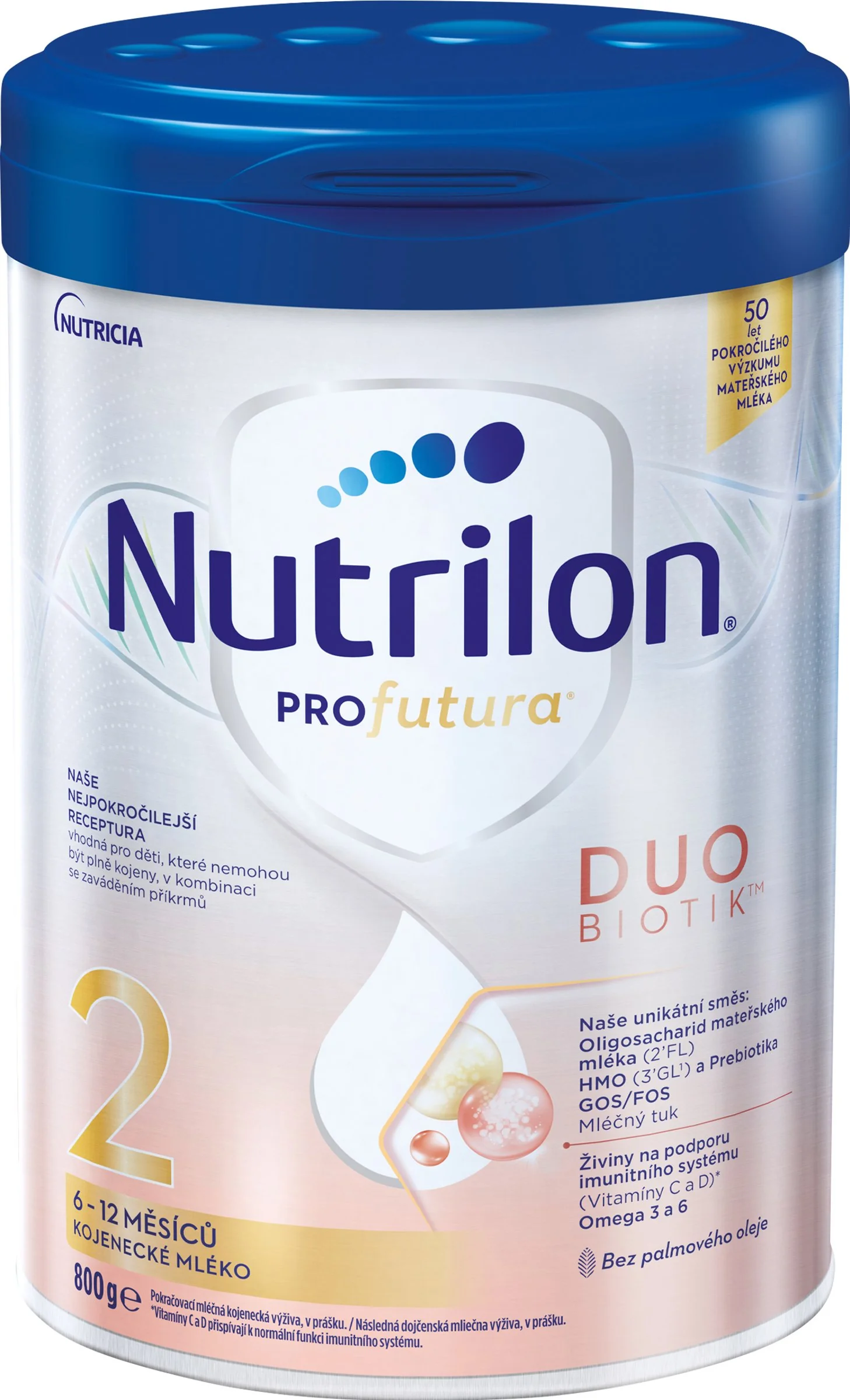 Nutrilon 2 Profutura Duobiotik 1×800 g, mliečna dojčenská výživa