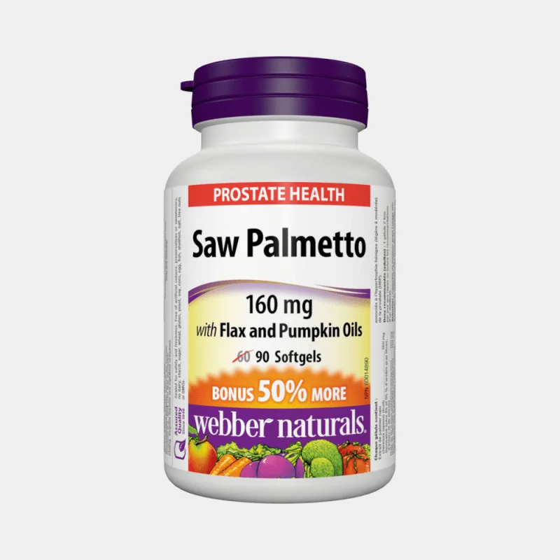 WEBBER NATURALS Prostata - pre zdravú prostatu 1×90 cps, výživový doplnok