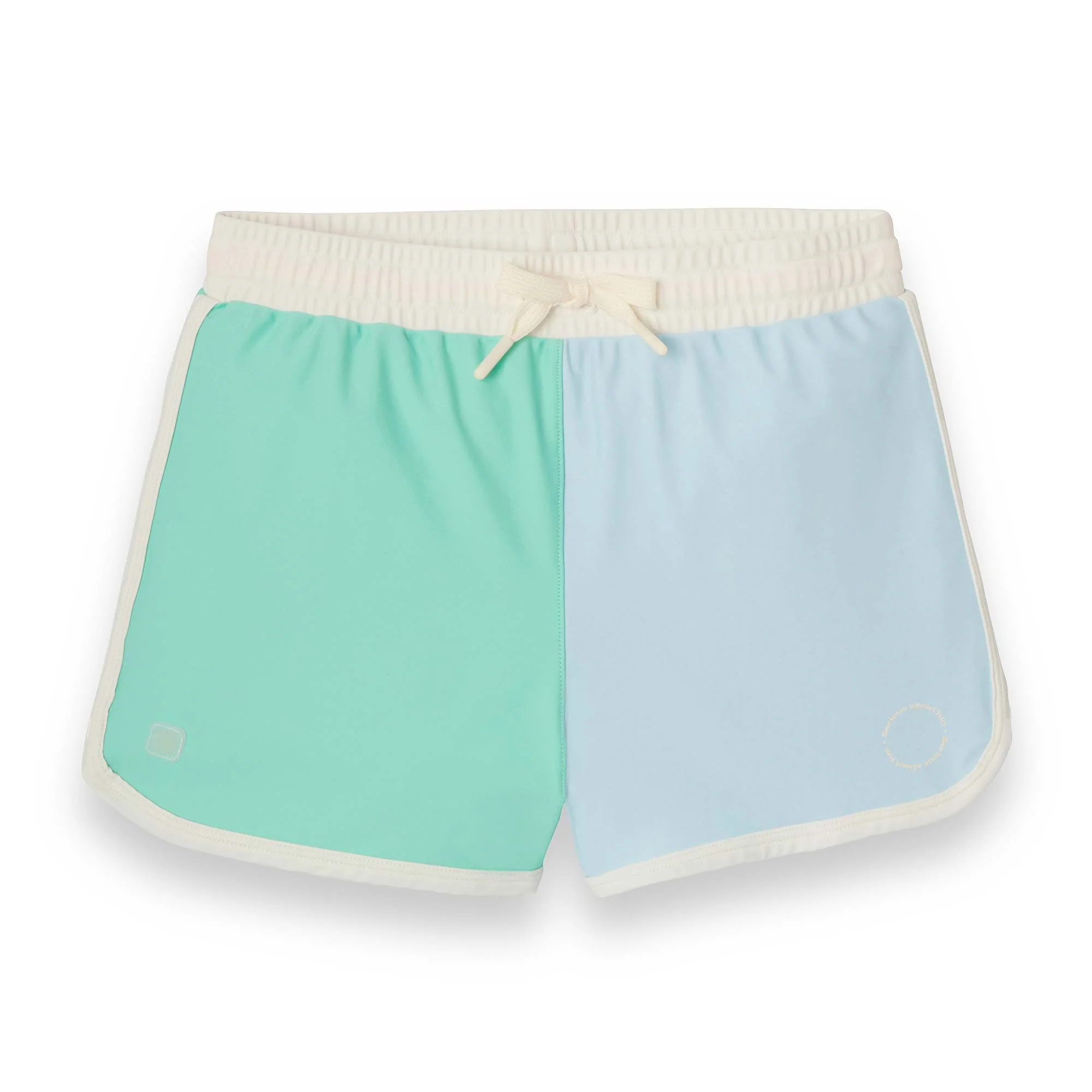 KiETLA ICONIK plavky s UV ochranou - šortky - Blue Green 4-6 rokov