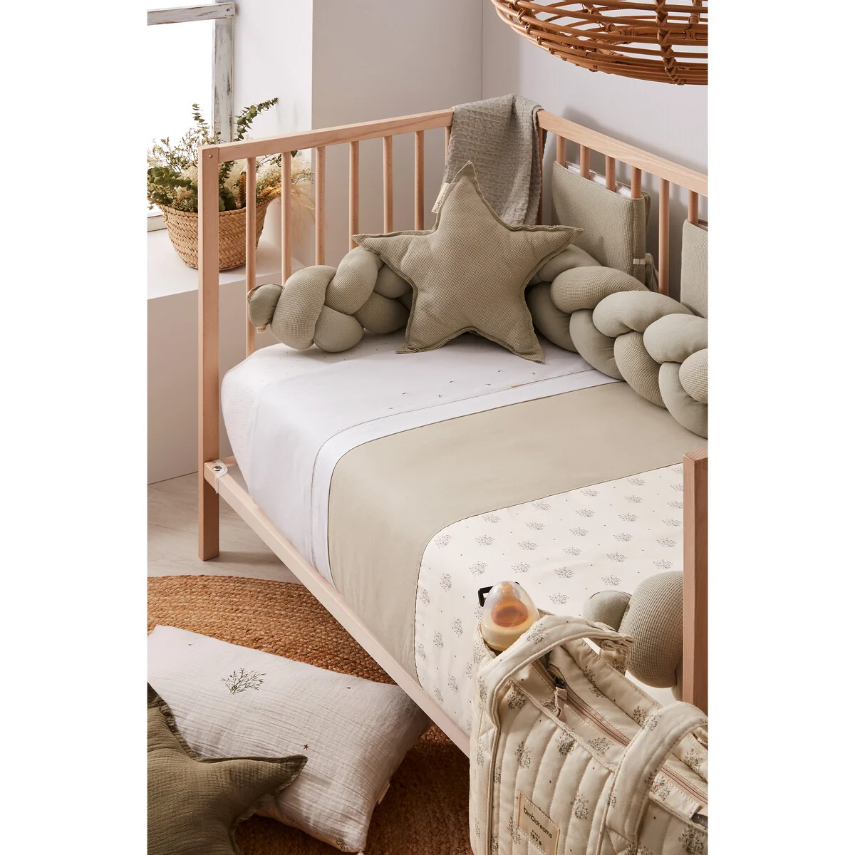 Vankúš hviezda BIMBIDREAMS - WAF06 OLIVE