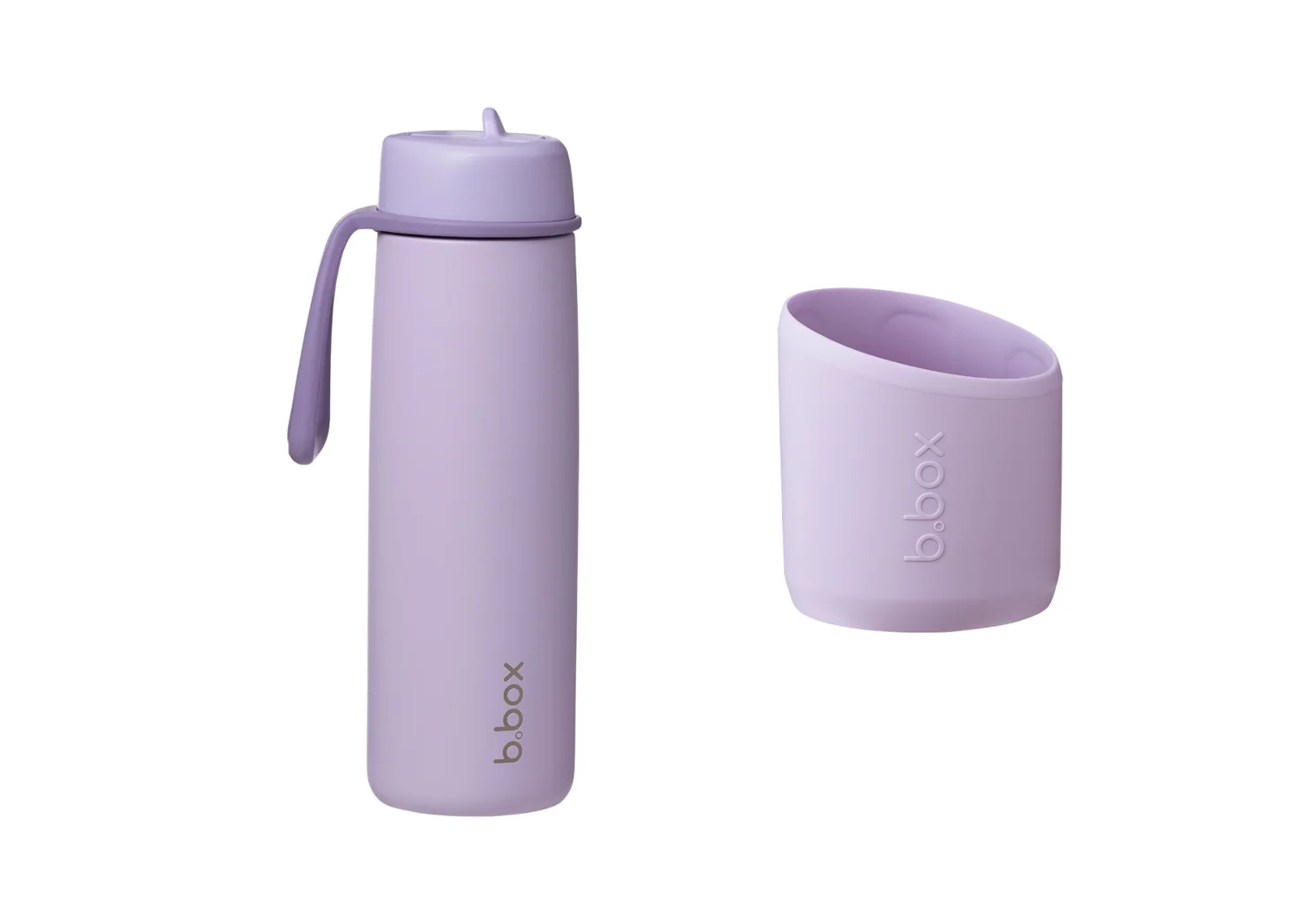 Termofľaša so slamkou 690 ml a chránič lilac love