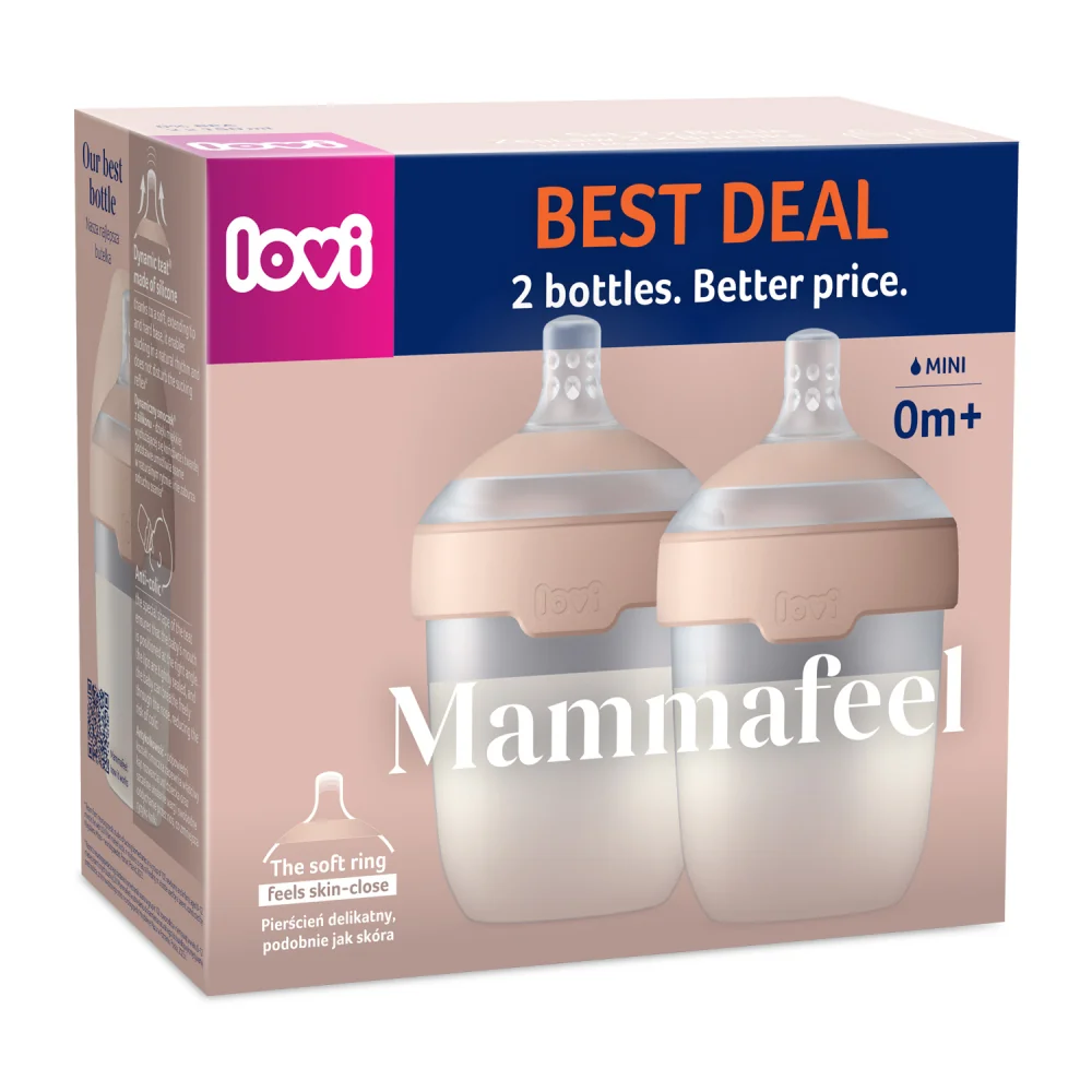 LOVI Sada fliaš MAMMAFEEL 150ml 2ks 2 ks