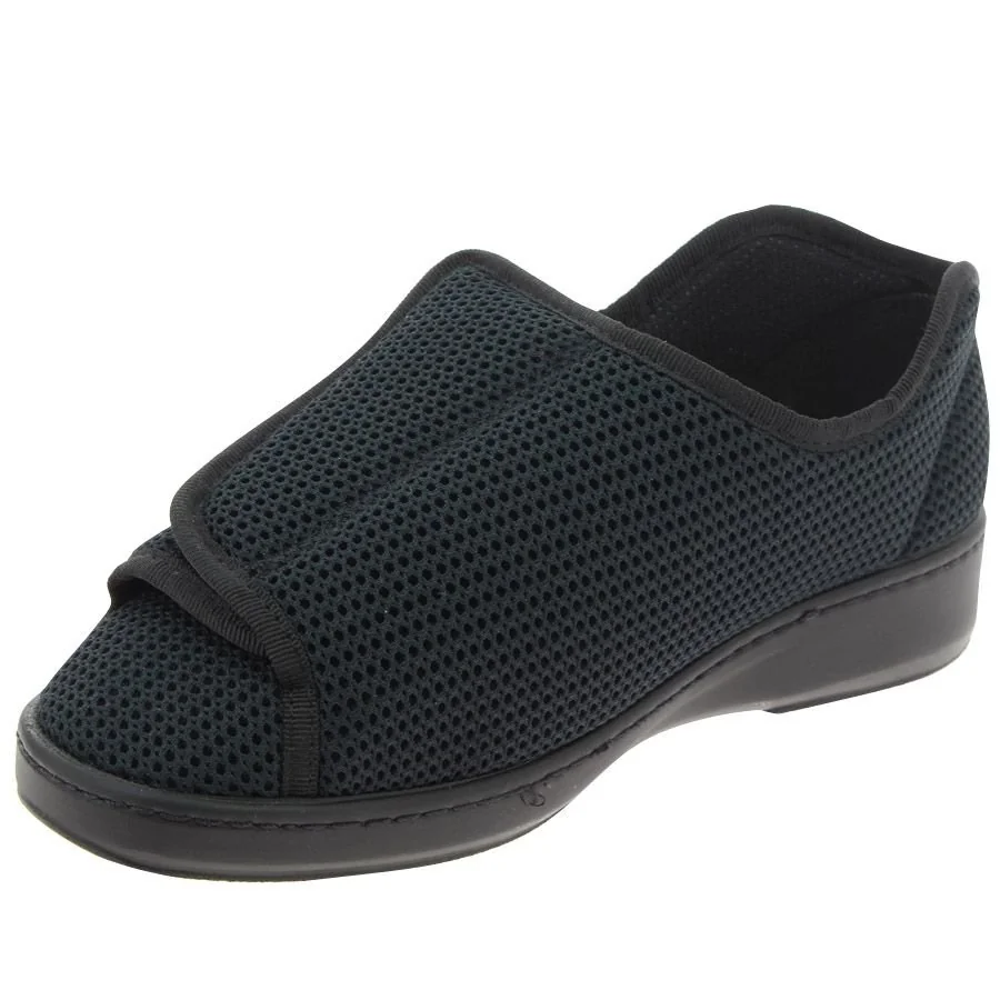 Poltopánka ABITA pre opuchnuté nohy, unisex, čierna, veľkosť: 37