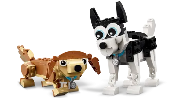 LEGO® Creator 3 v 1 31137 Roztomilé psíčky 1×1 ks, lego stavebnica