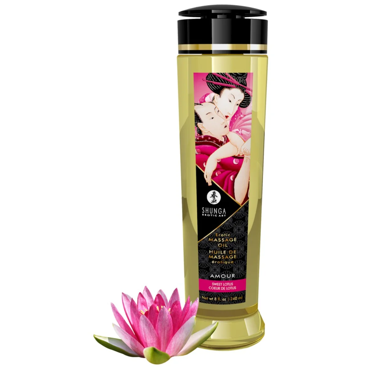 Amour masážny olej lotos (240 ml)