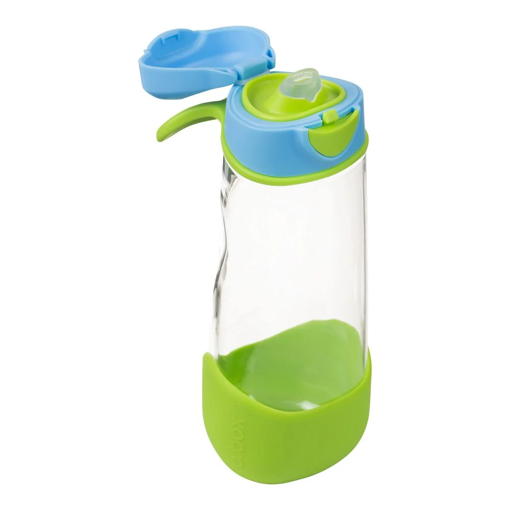 Športová fľaša na pitie 600 ml modrá/zelená