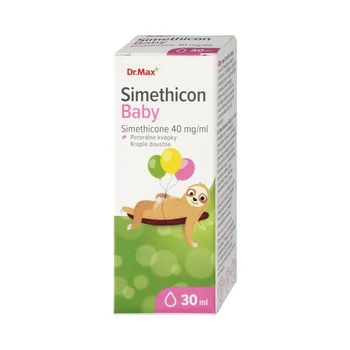 Dr. Max Simethicon Baby 1×30 ml, nadúvanie a plynatosť