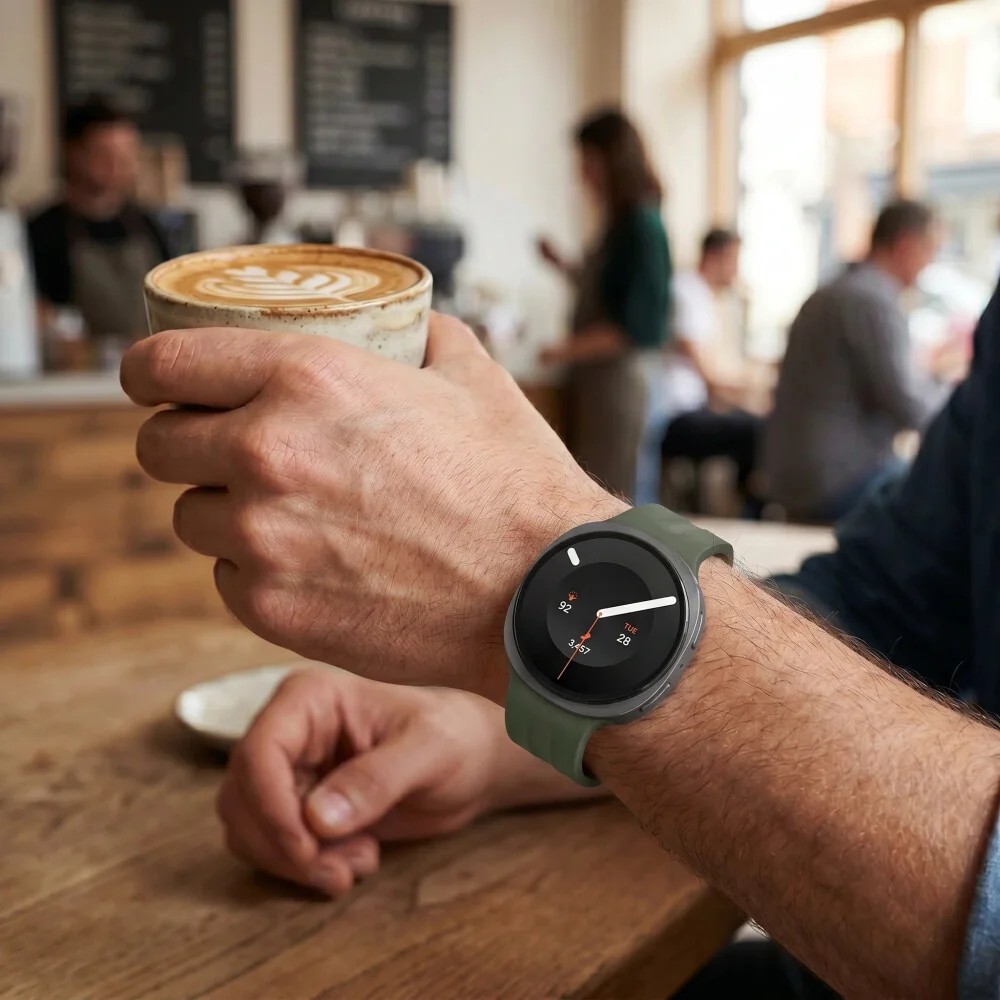 Tech-Protect Silicone Evo remienok na Samsung Galaxy Watch 8 / 9 / Classic (40 / 44 / 46mm), military green