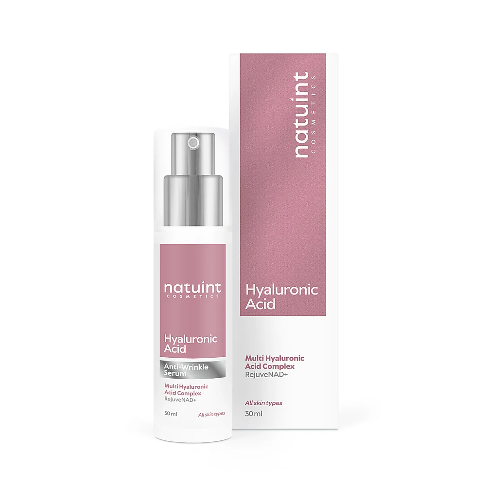 Natuint cosmetics - Sérum proti vráskam s kyselinou hyalurónovou Hyaluronic Acid Anti-Wrinkle Serum