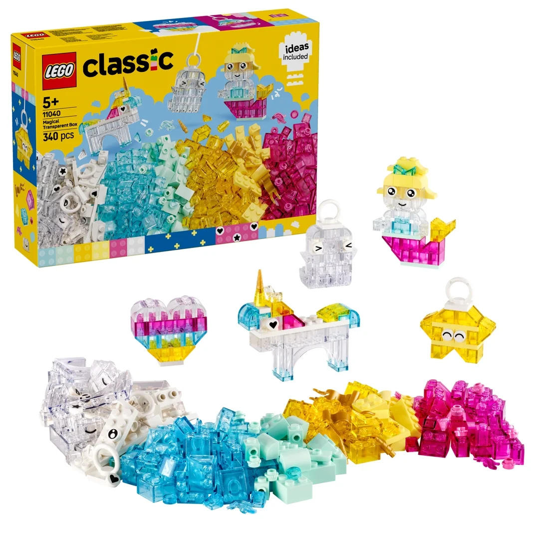 LEGO® Classic 11040 Kúzelná priehľadná krabička
