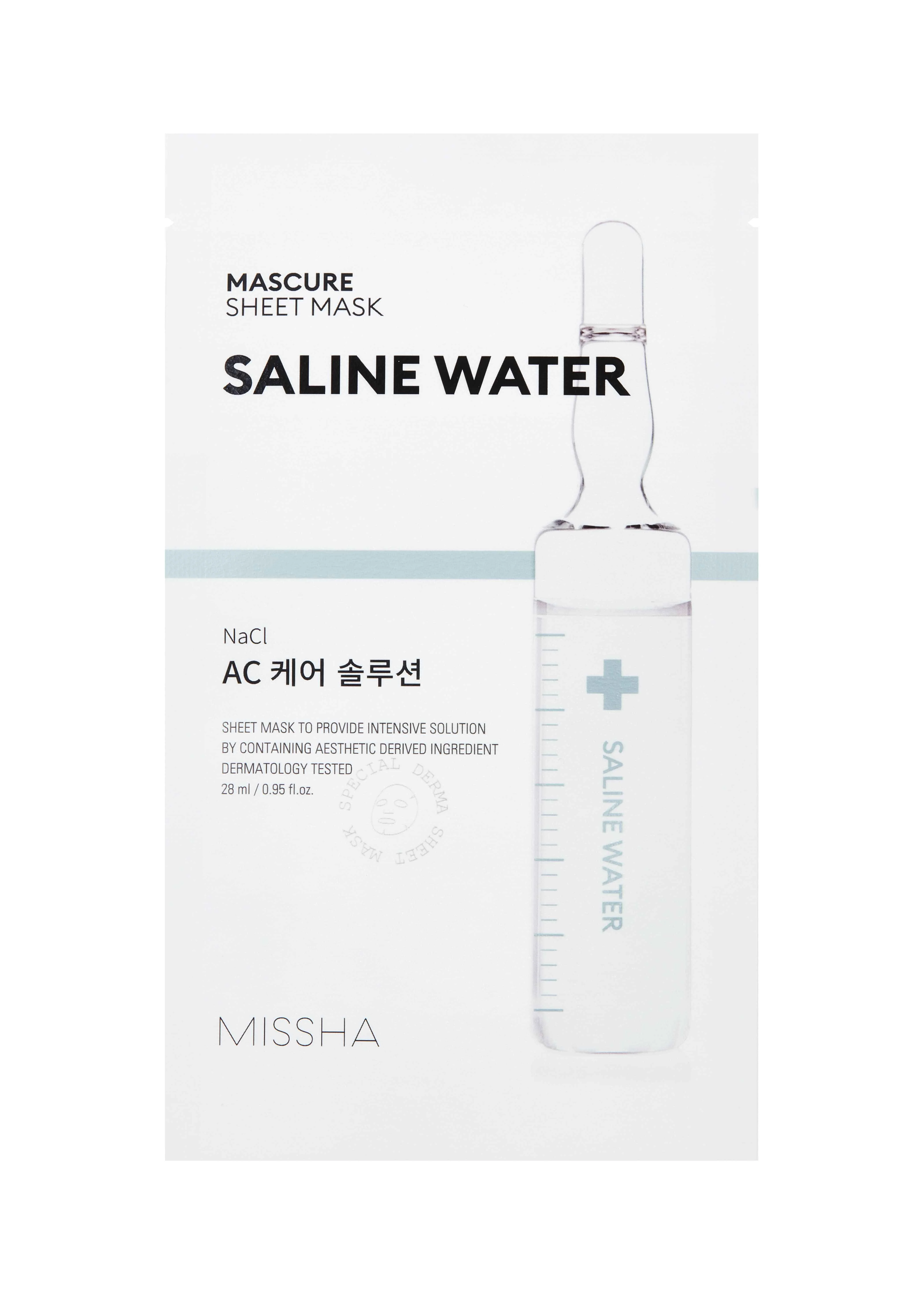 Missha Mascure AС Care Solution Sheet Mask Saline Water 27 ml / 1 sheet 1×27 ml / 1 sheet