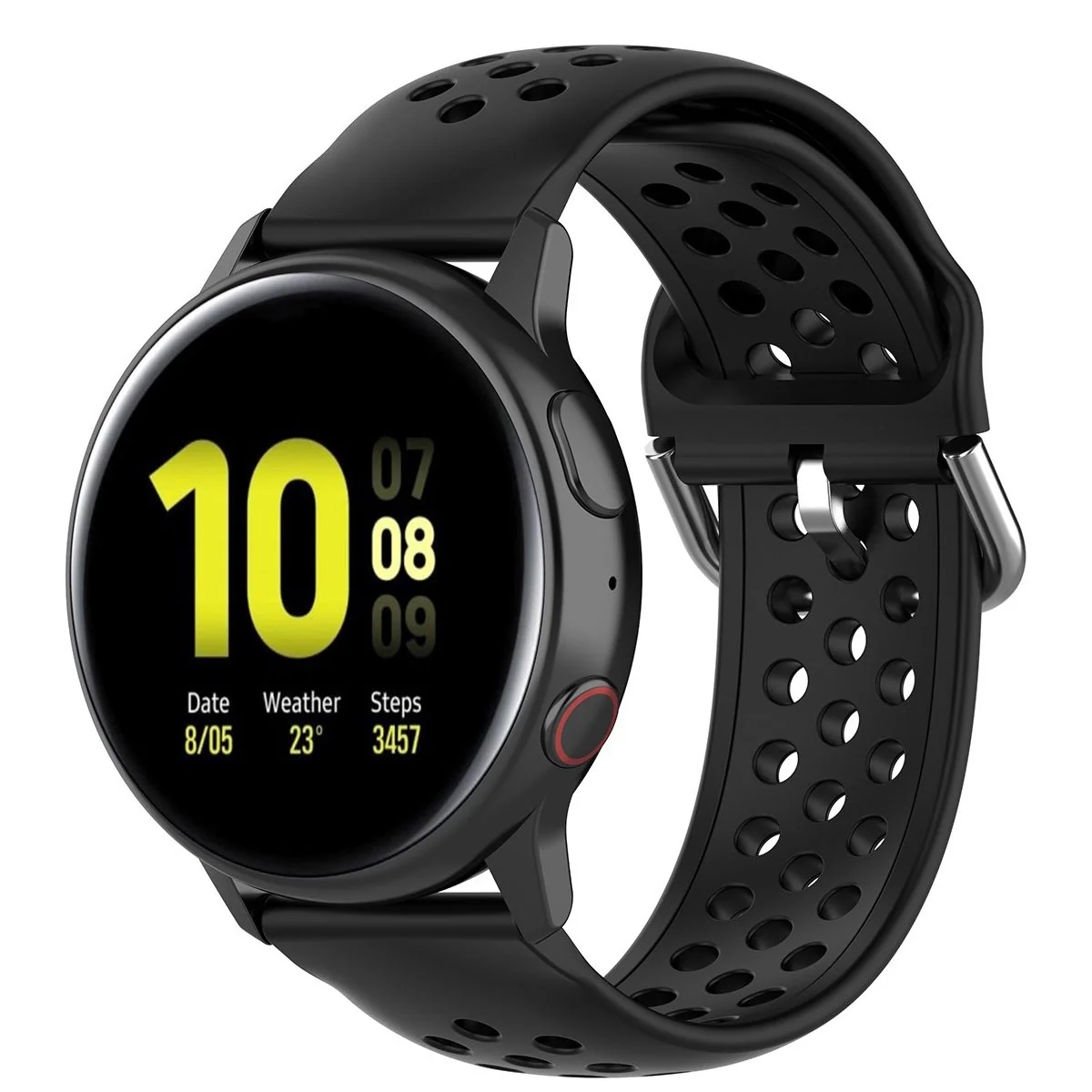 BStrap Silicone Dots remienok na Huawei Watch GT2 Pro black