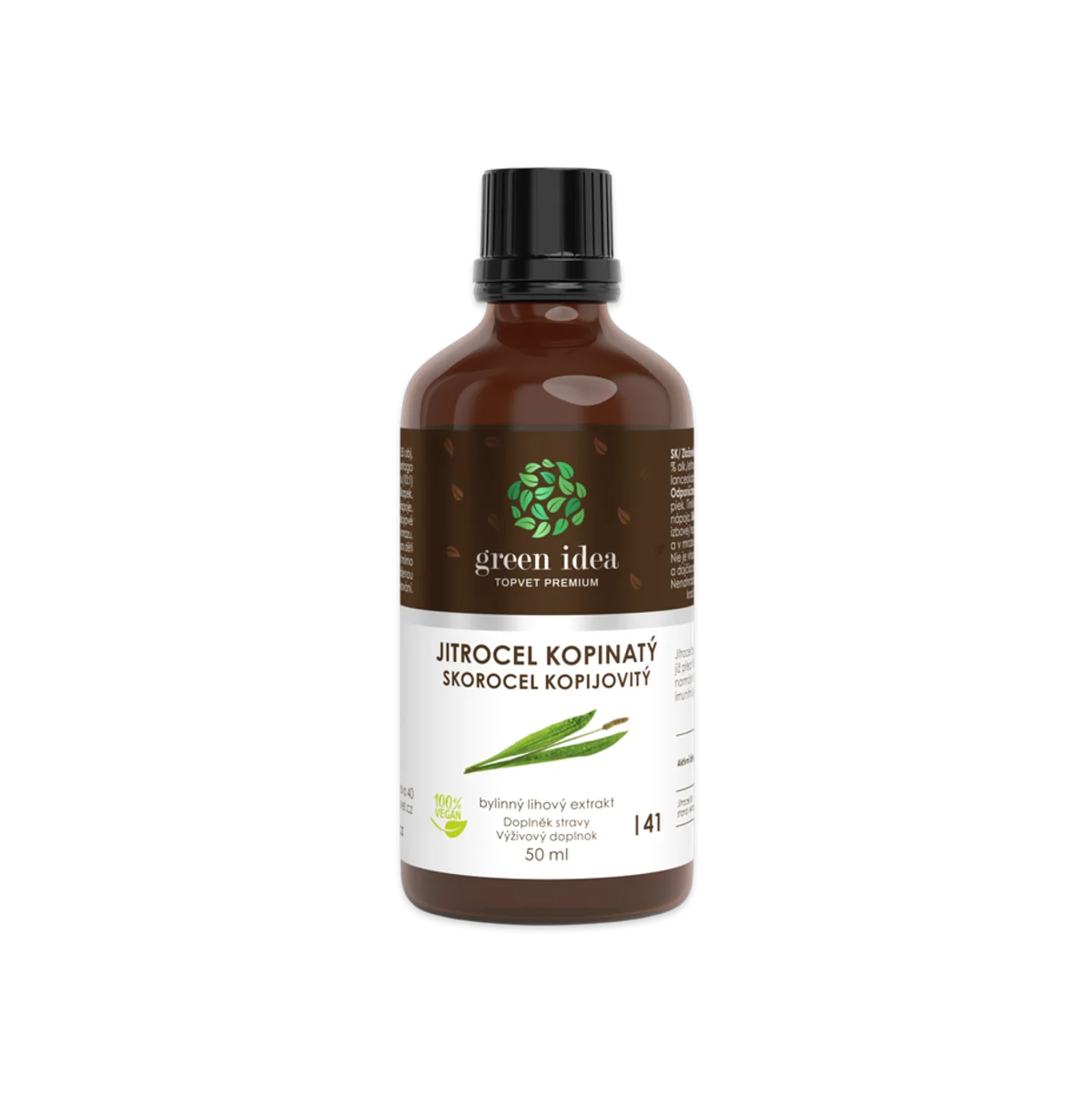 Skorocel tinktúra – kvapky 50 ml – Green idea