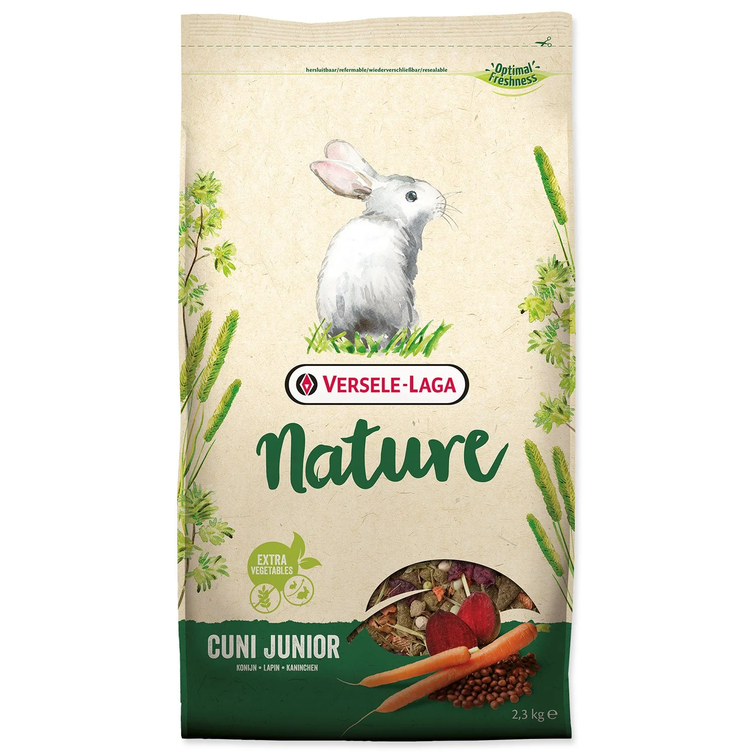 Krmivo Nature Cuni Junior králik 2,3kg 2,3kg