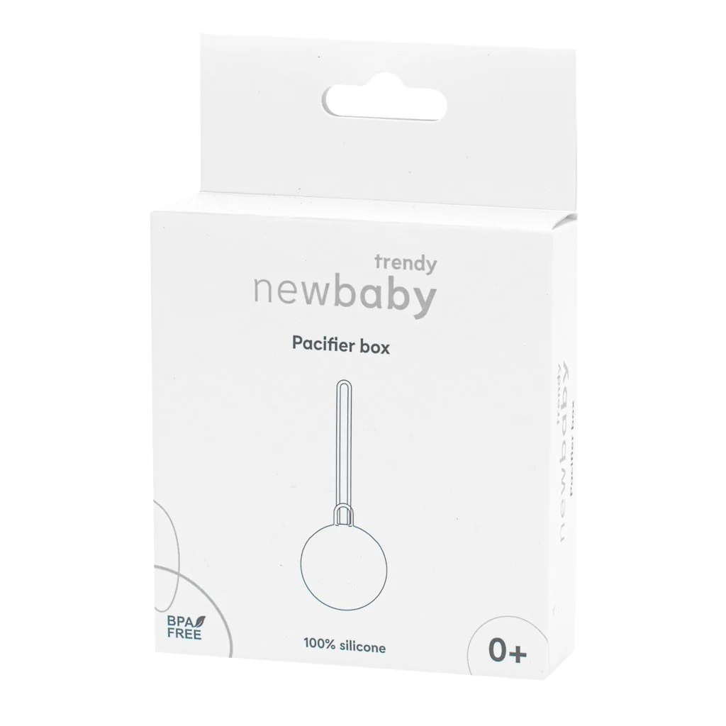 Silikónový obal na cumlík New Baby béžový