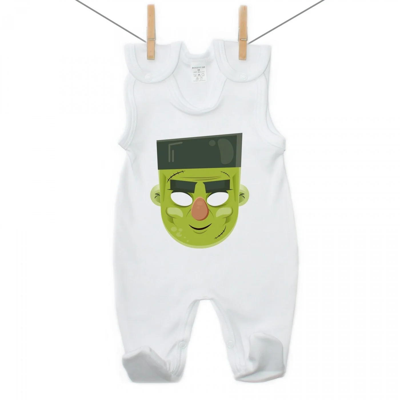 Boodyy Dupačky Halloween maska Veľkosť: 74