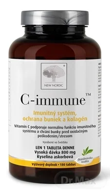 NEW NORDIC C-immune 1×180 tbl , doplnok výživy